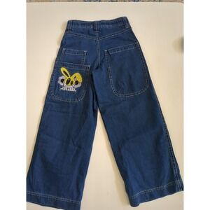 ALAB Vintage Wide Leg Jeans 90's Mega Rave Baggy Grunge Skater Men 26x30 Bee